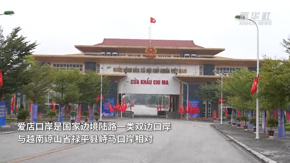 廣西愛店口岸恢復旅檢通關